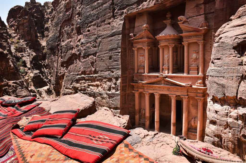 View of Treasury in Petra
