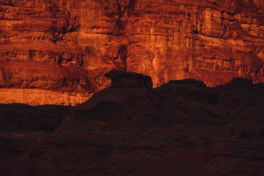 Wadi Rum rock formation