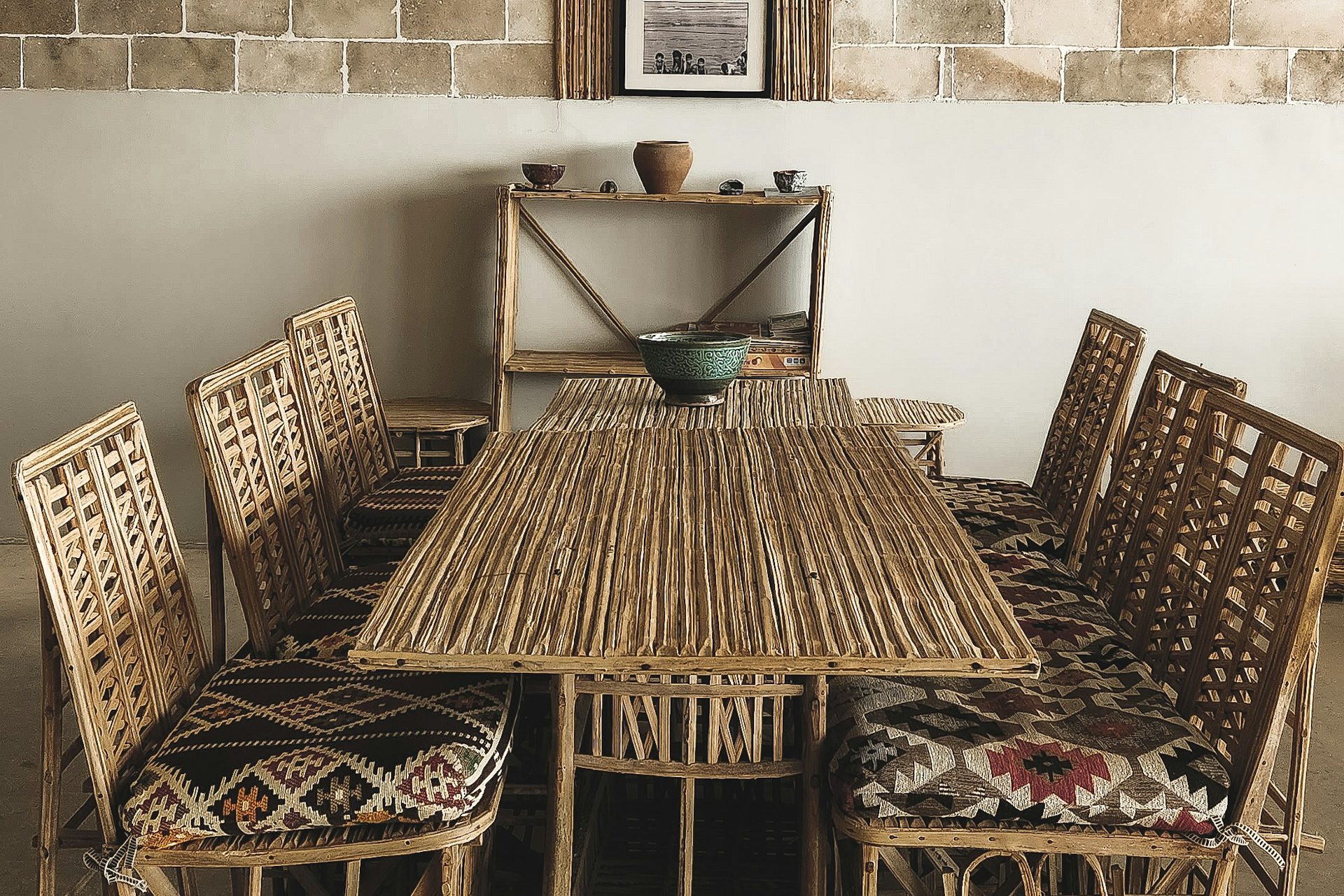 Dining table and chairs 